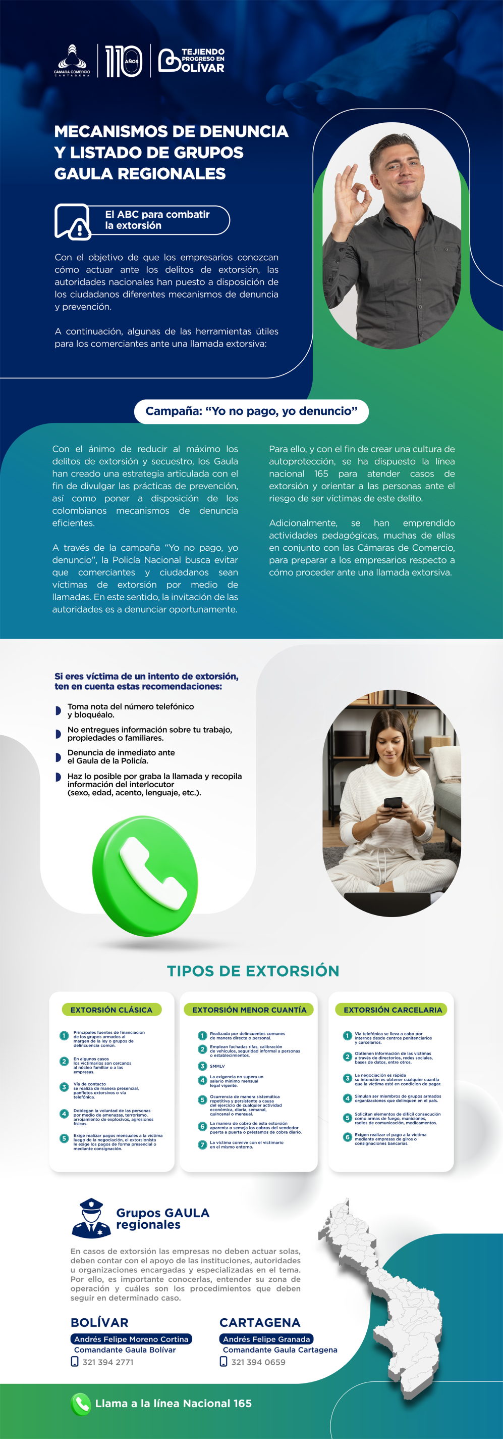 ABC para combatir la extorsión